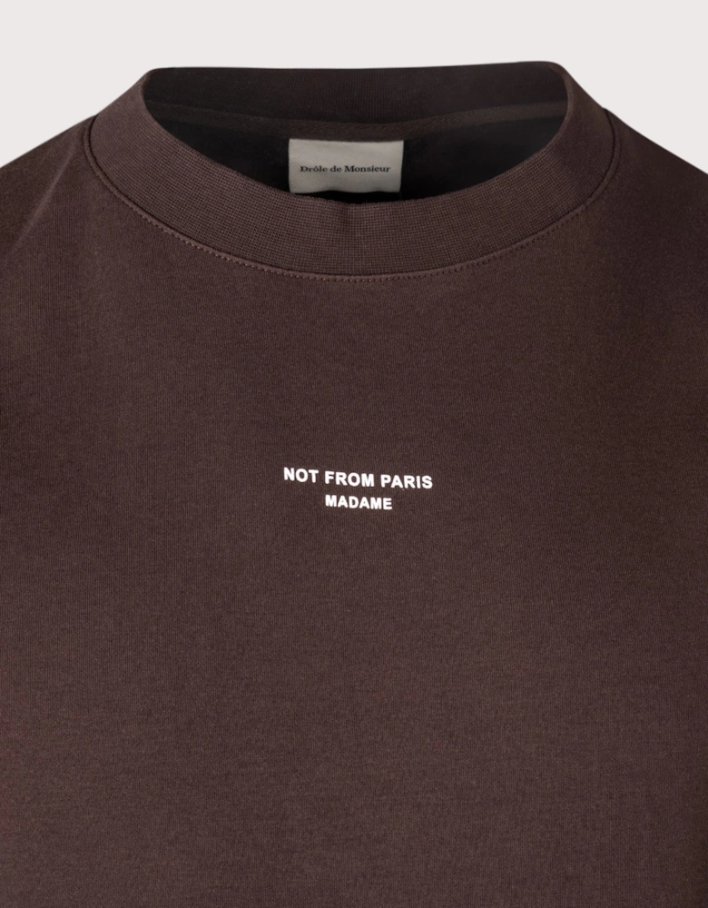 Relaxed Fit Le T-Shirt Slogan Classique