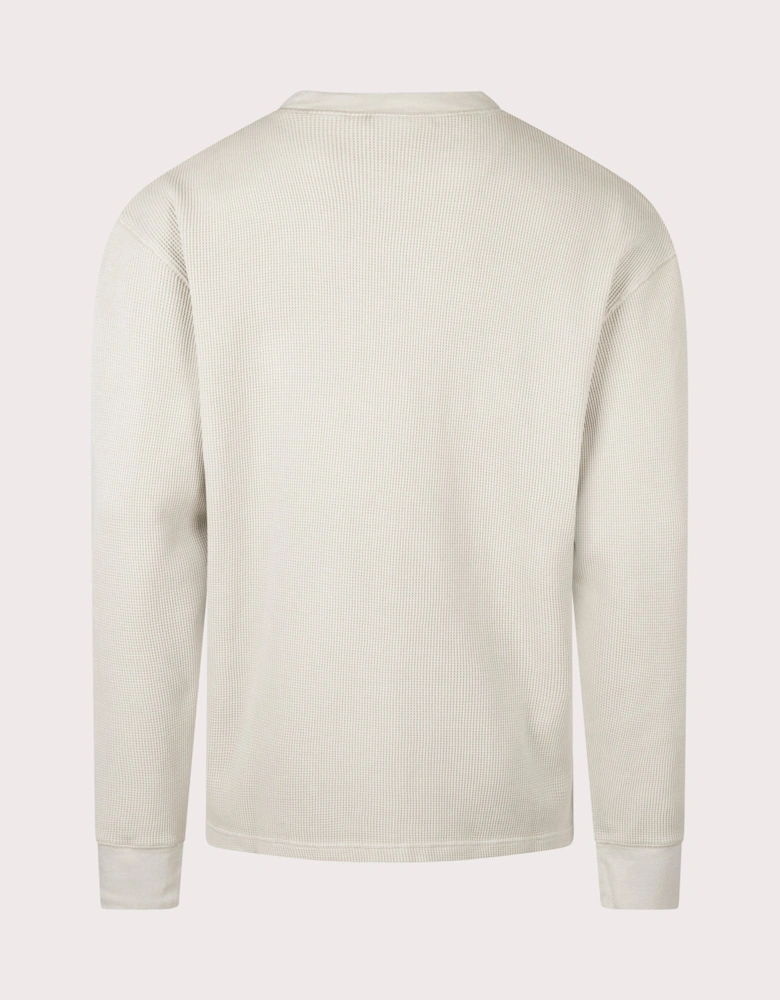 Relaxed Fit Long Sleeve Vista Waffle T-Shirt