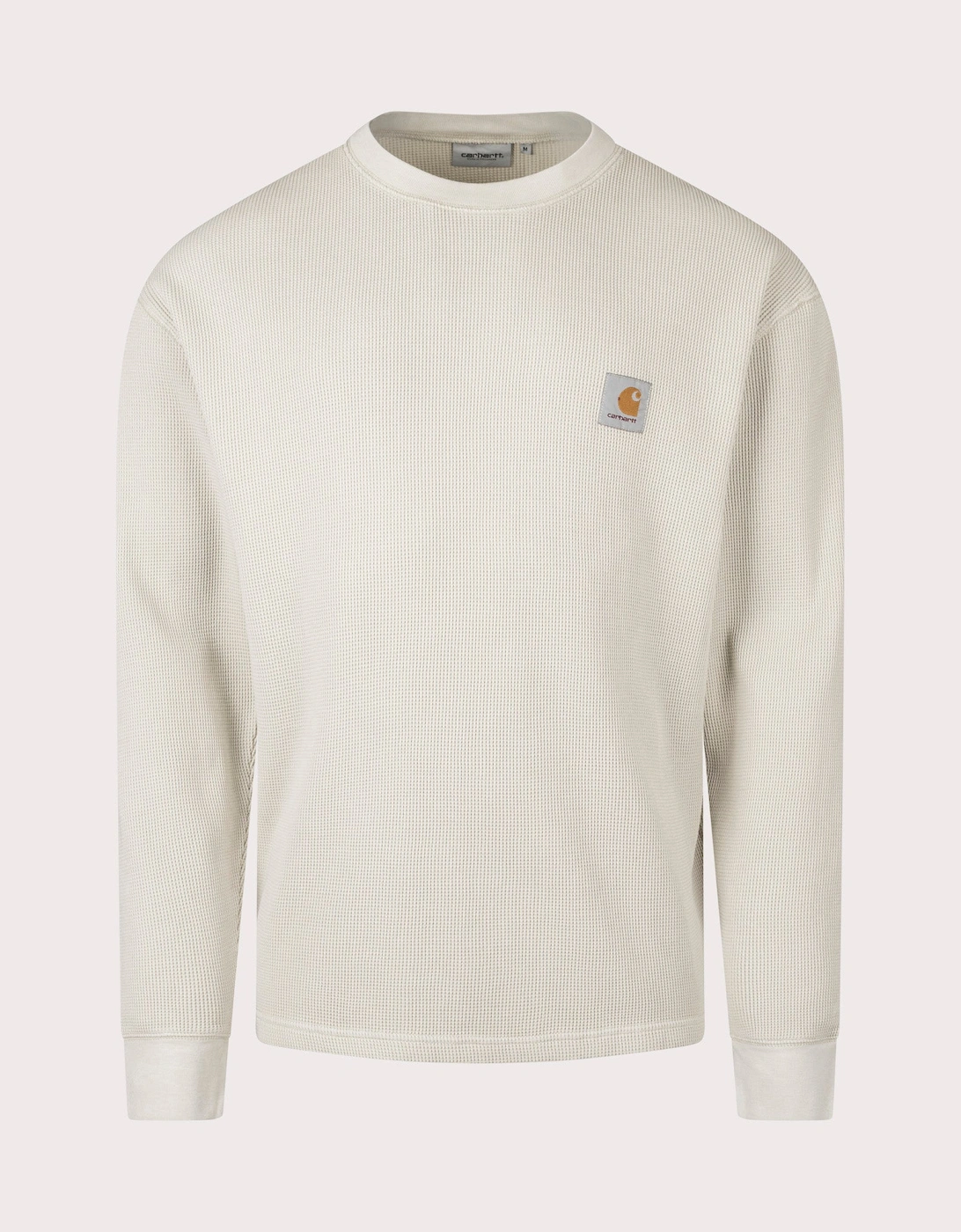Relaxed Fit Long Sleeve Vista Waffle T-Shirt, 4 of 3