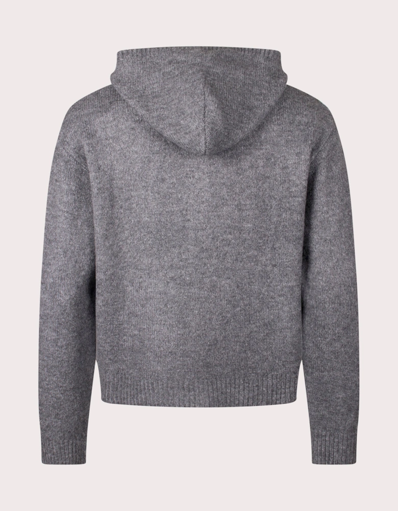 Knitted Full Zip Hoodie