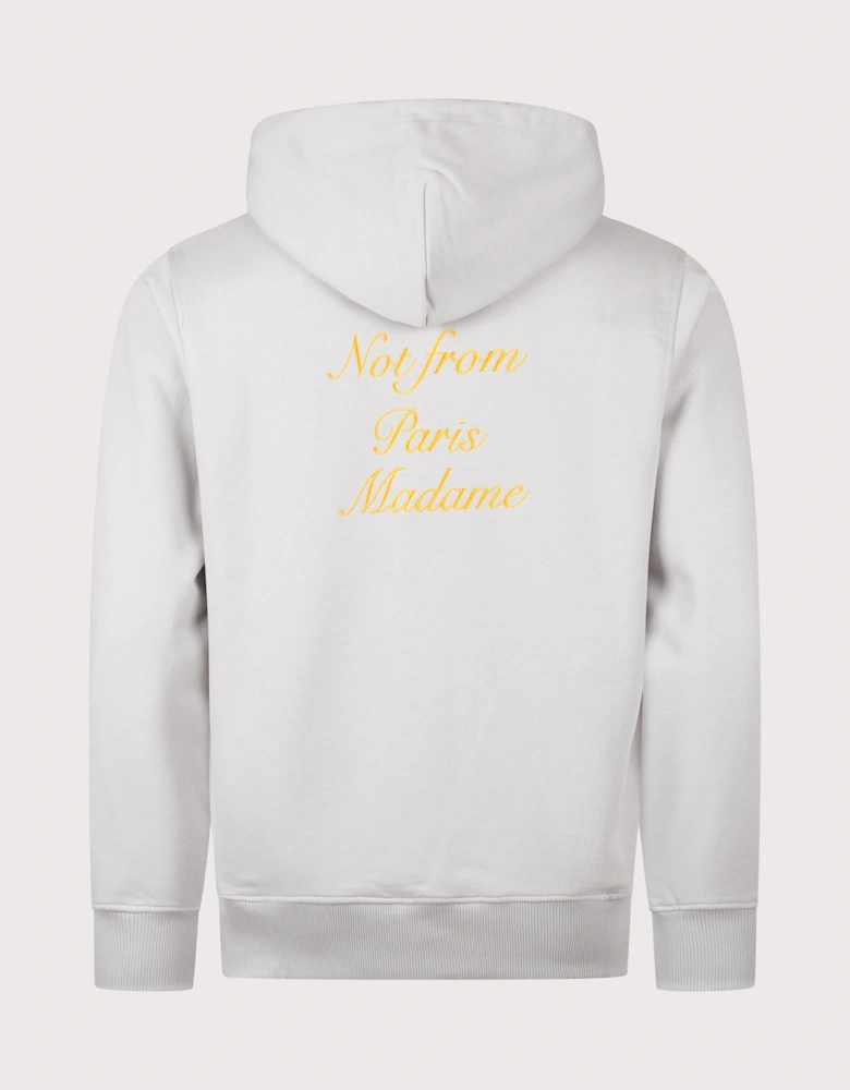 Relaxed Fit Le Hoodie Slogan Calligraphy