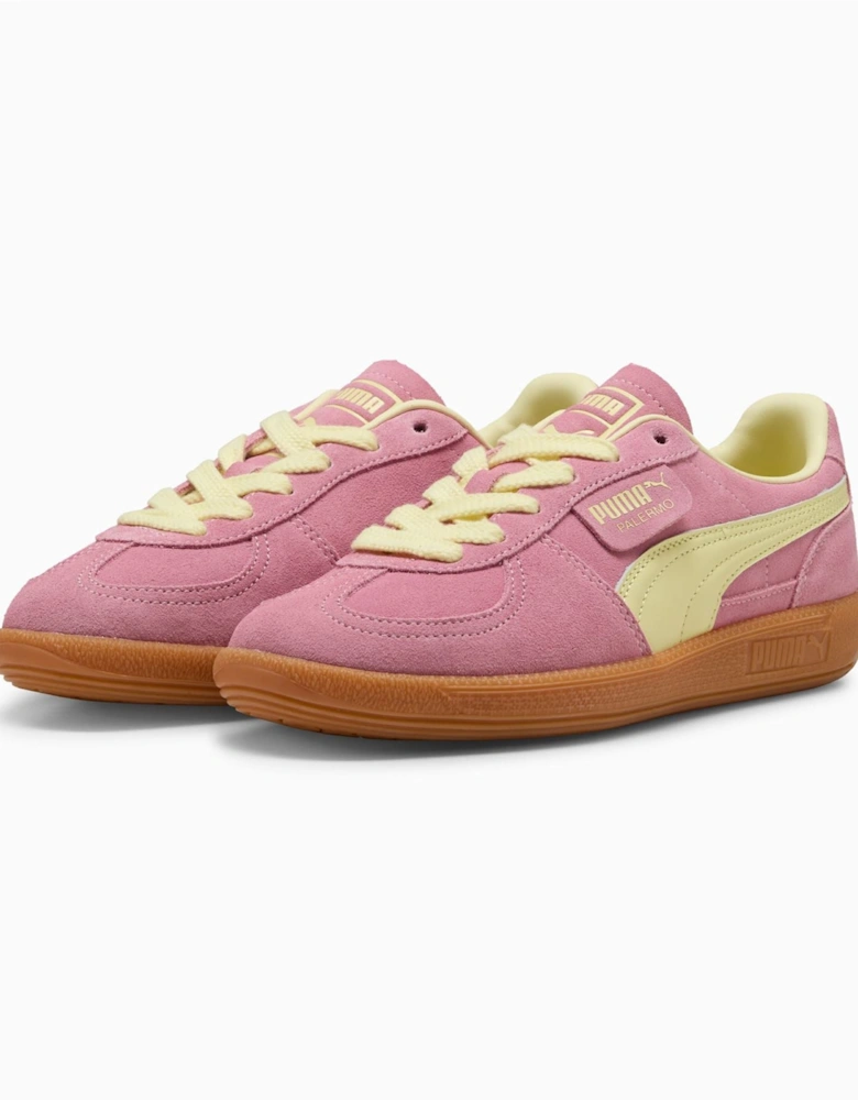 Palermo Suede Pink/Green Trainers