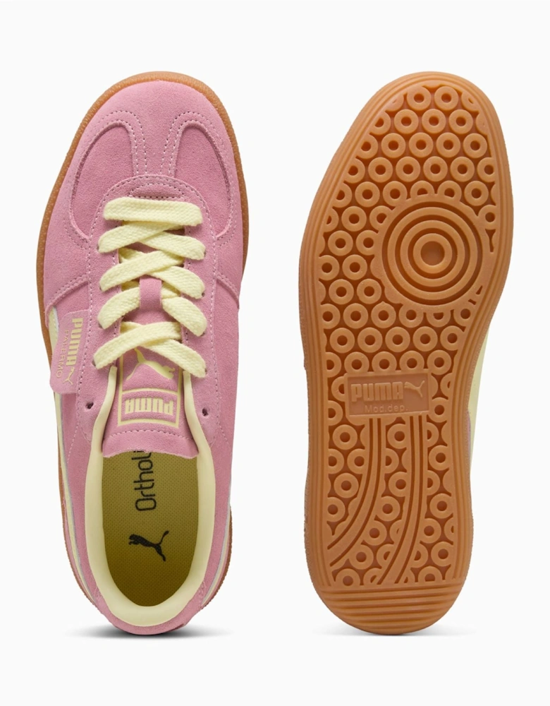 Palermo Suede Pink/Green Trainers