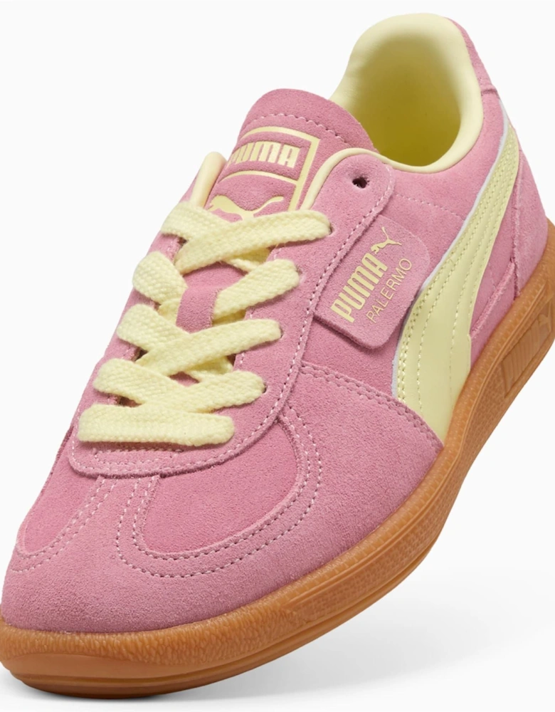 Palermo Suede Pink/Green Trainers