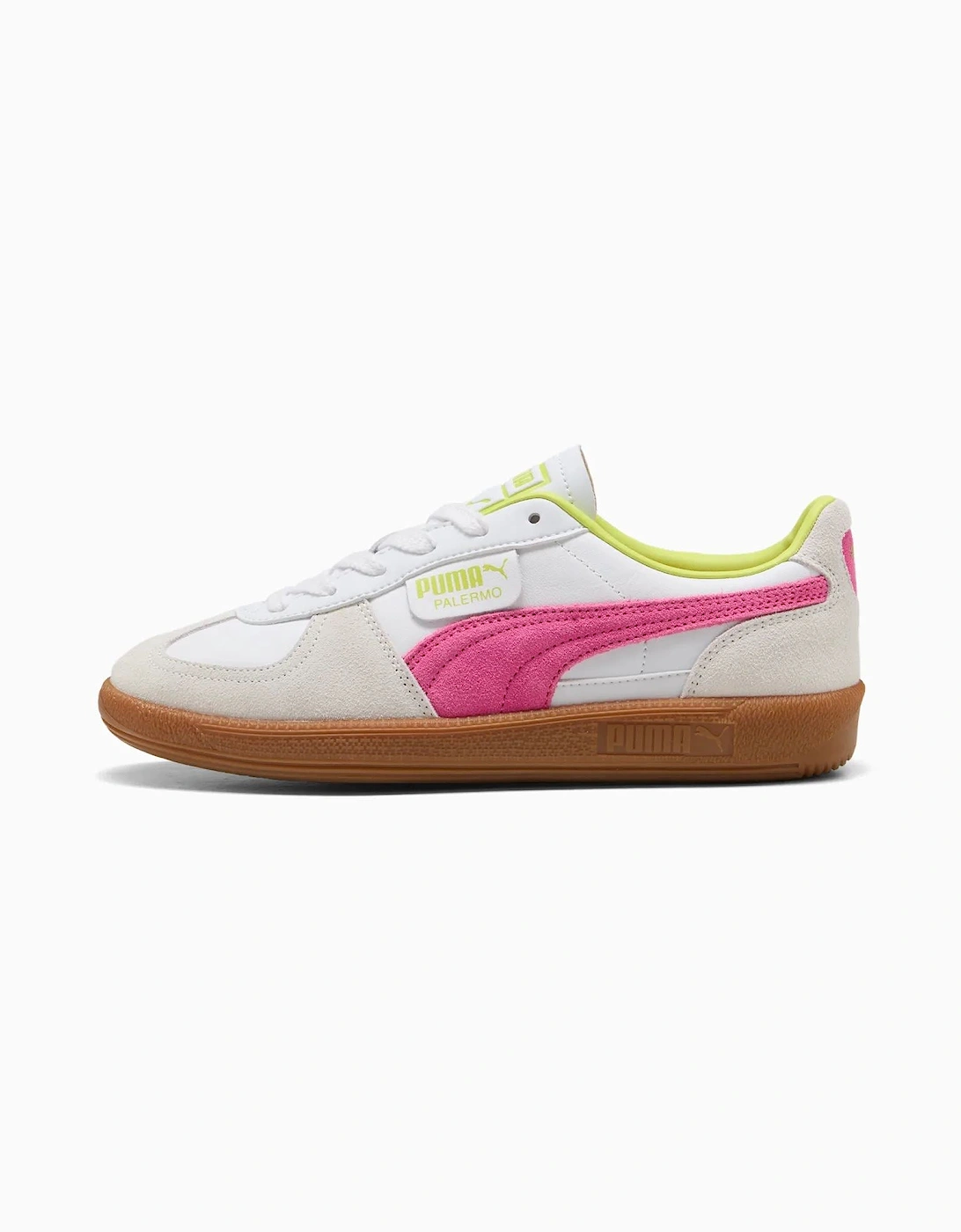 Palermo Leather Men's White/Pink Trainers