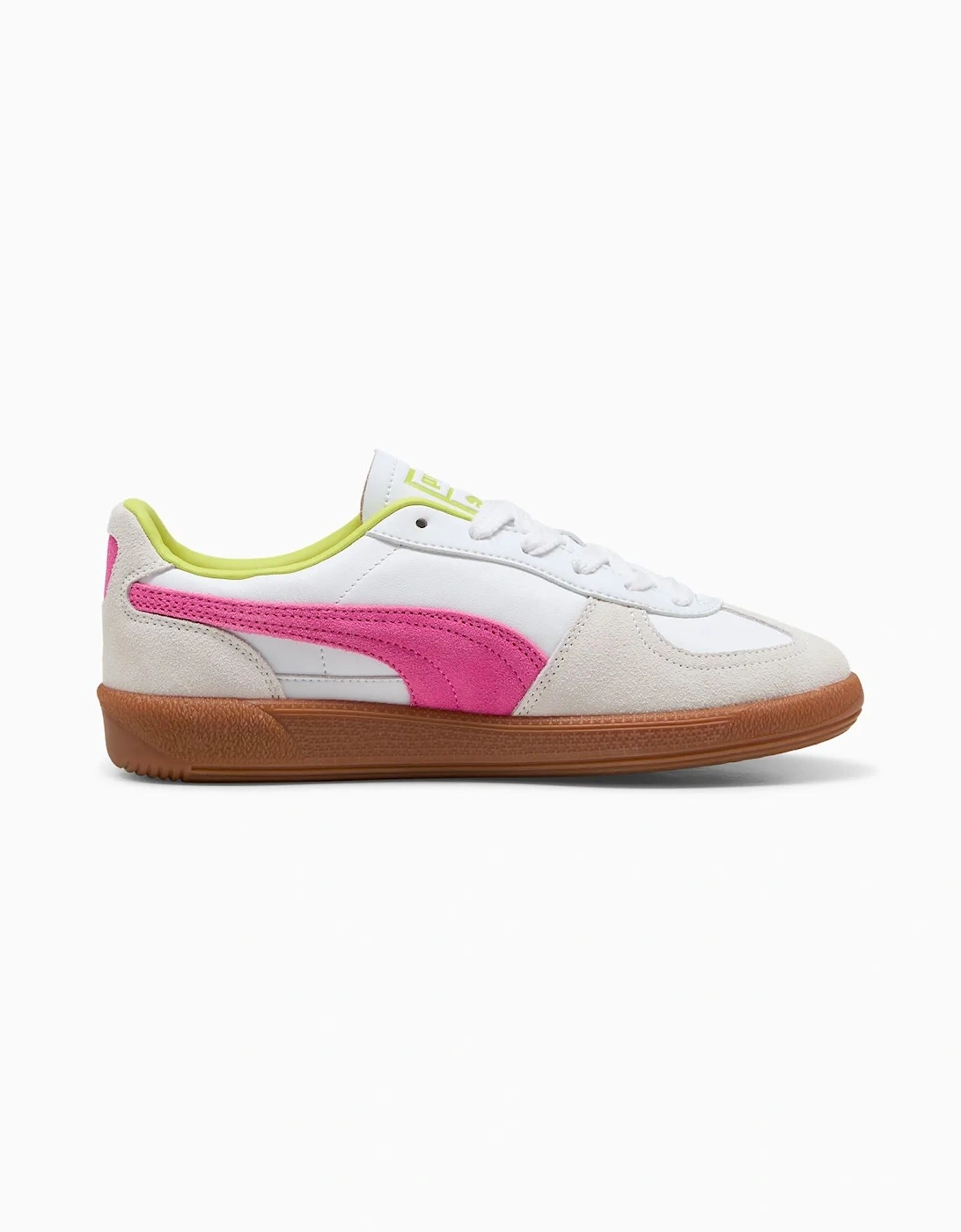 Palermo Leather Men's White/Pink Trainers, 7 of 6