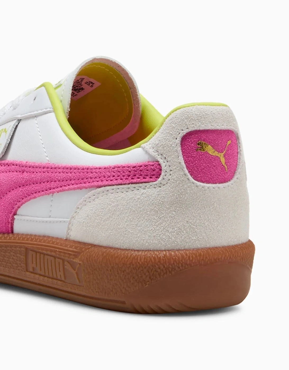 Palermo Leather Men's White/Pink Trainers