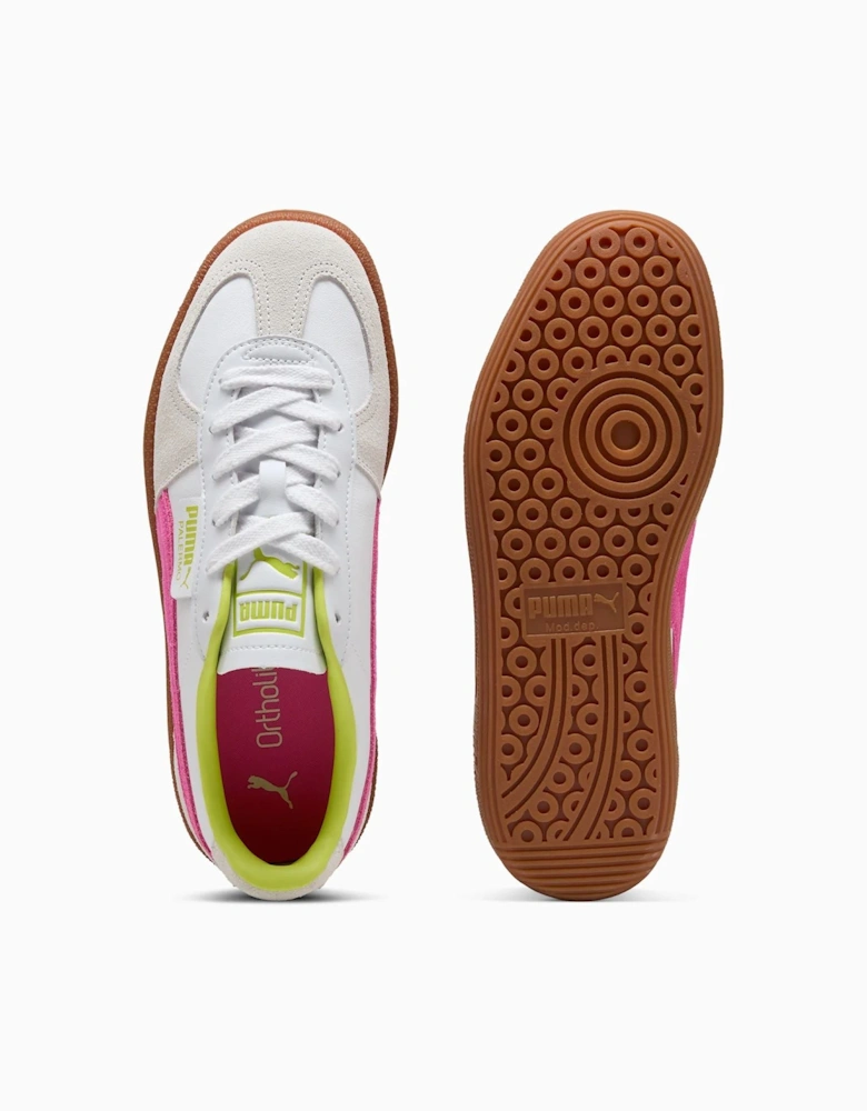 Palermo Leather Men's White/Pink Trainers