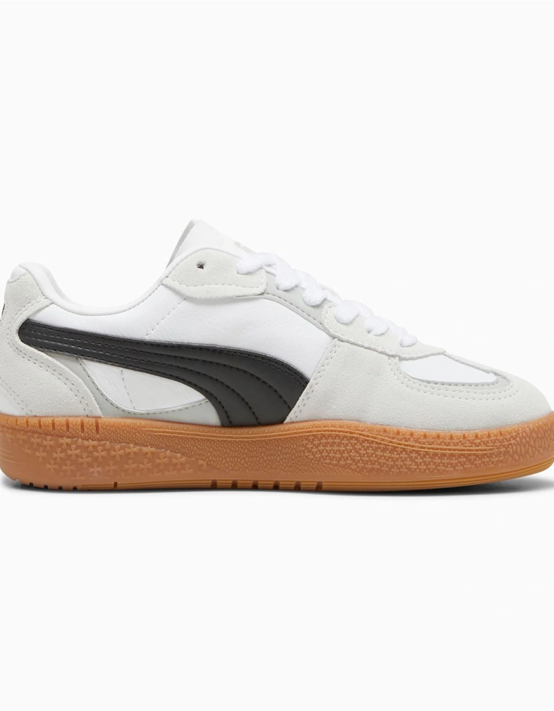 Palermo Moda Leather Women's Grey/Black Trainers