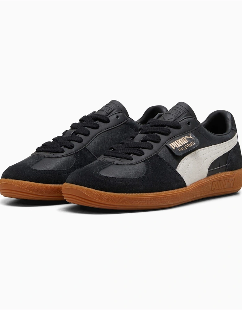 Palermo Leather Black Trainers