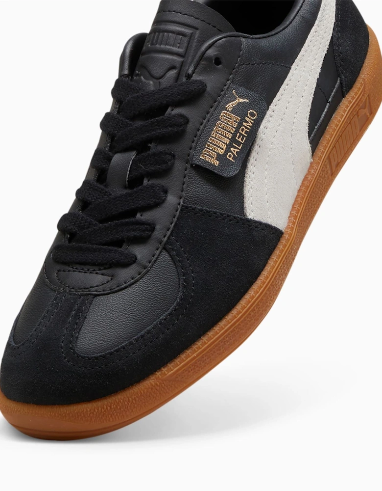 Palermo Leather Black Trainers