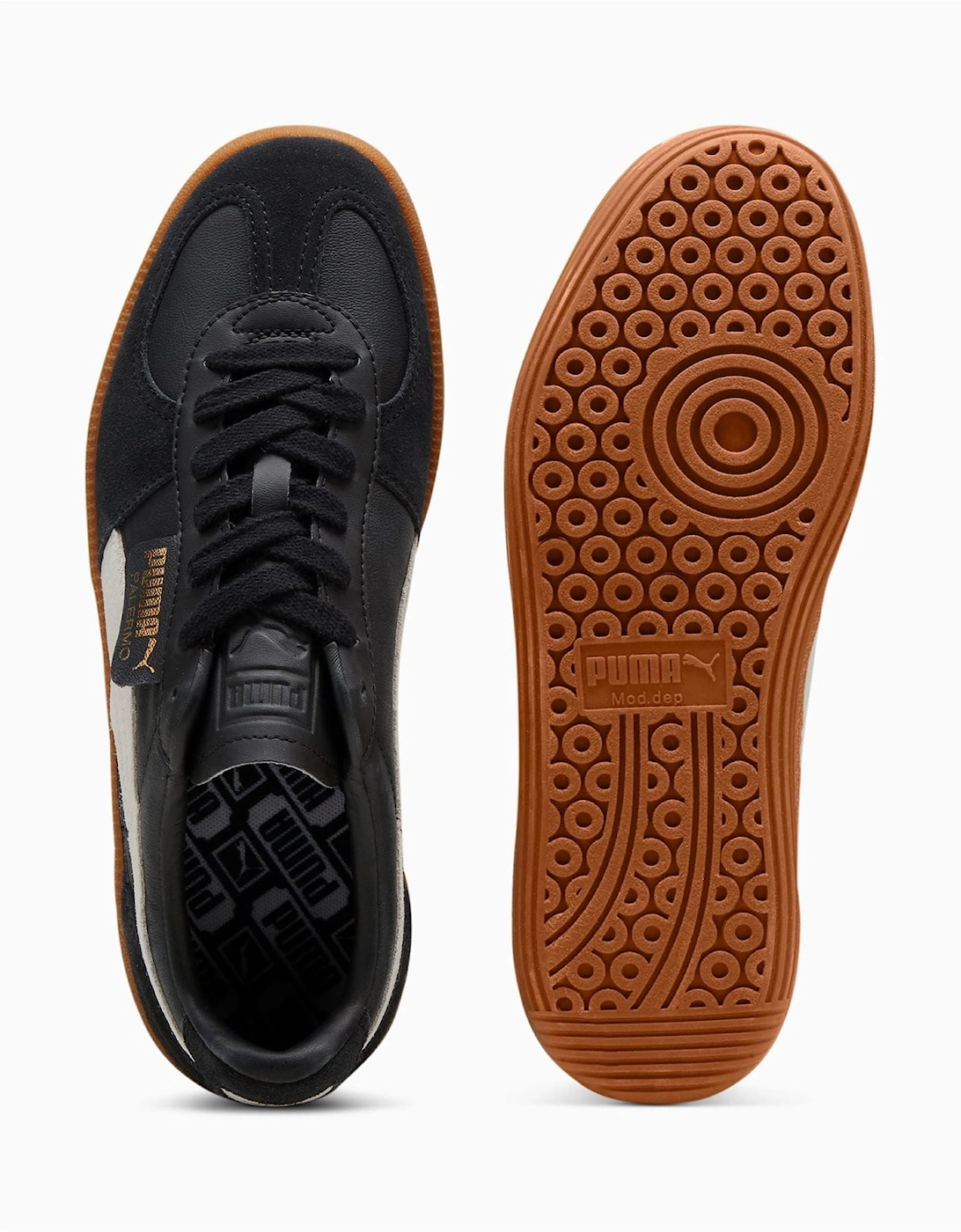 Palermo Leather Black Trainers