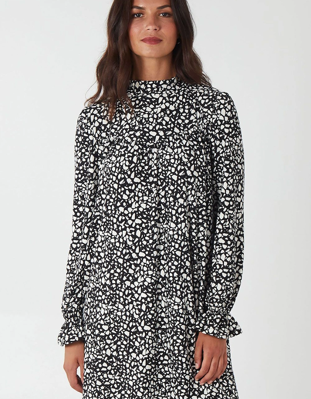 High Neck Smock Dress, 2 of 1