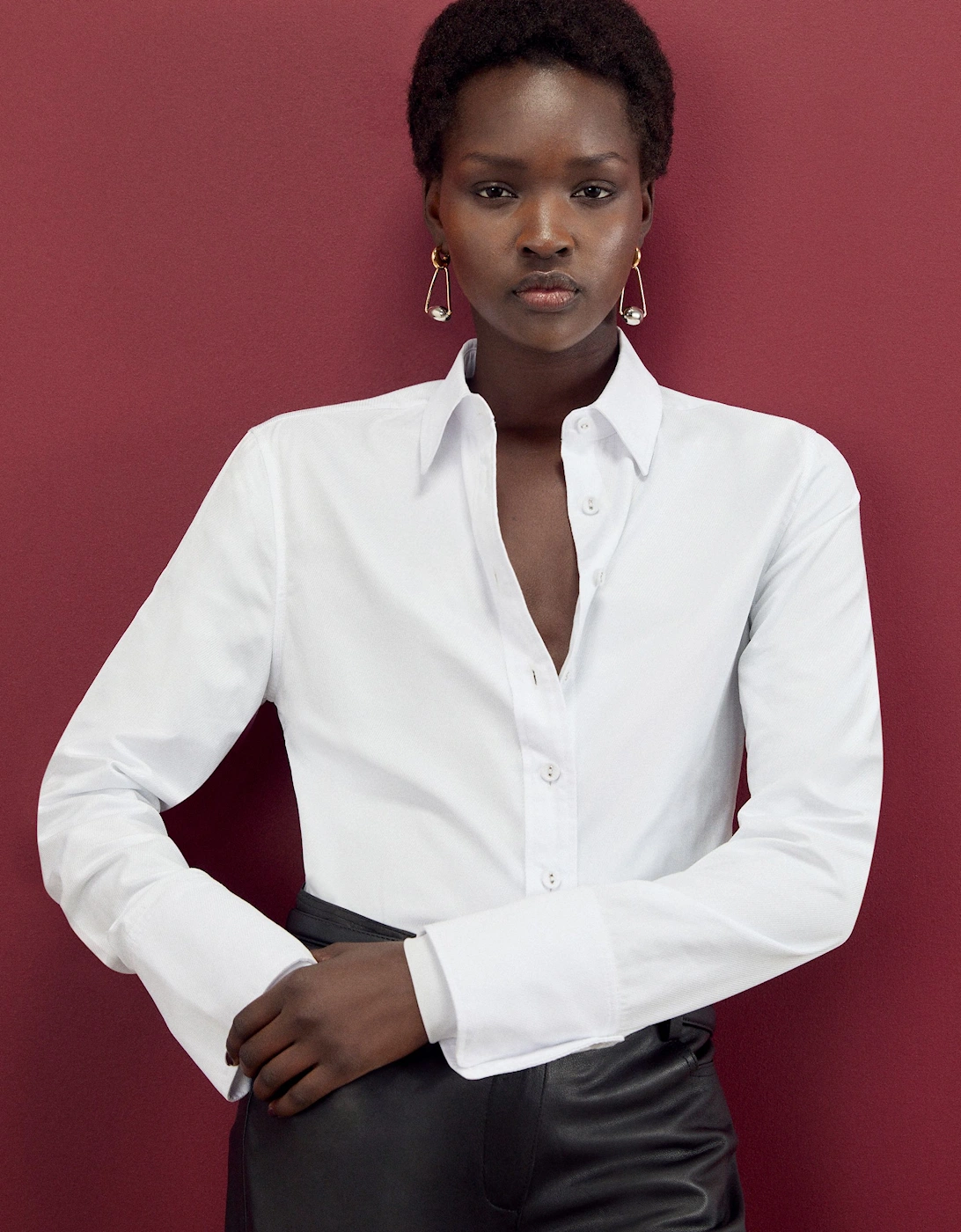 Cotton Woven Buttoned Shirt, 2 of 1
