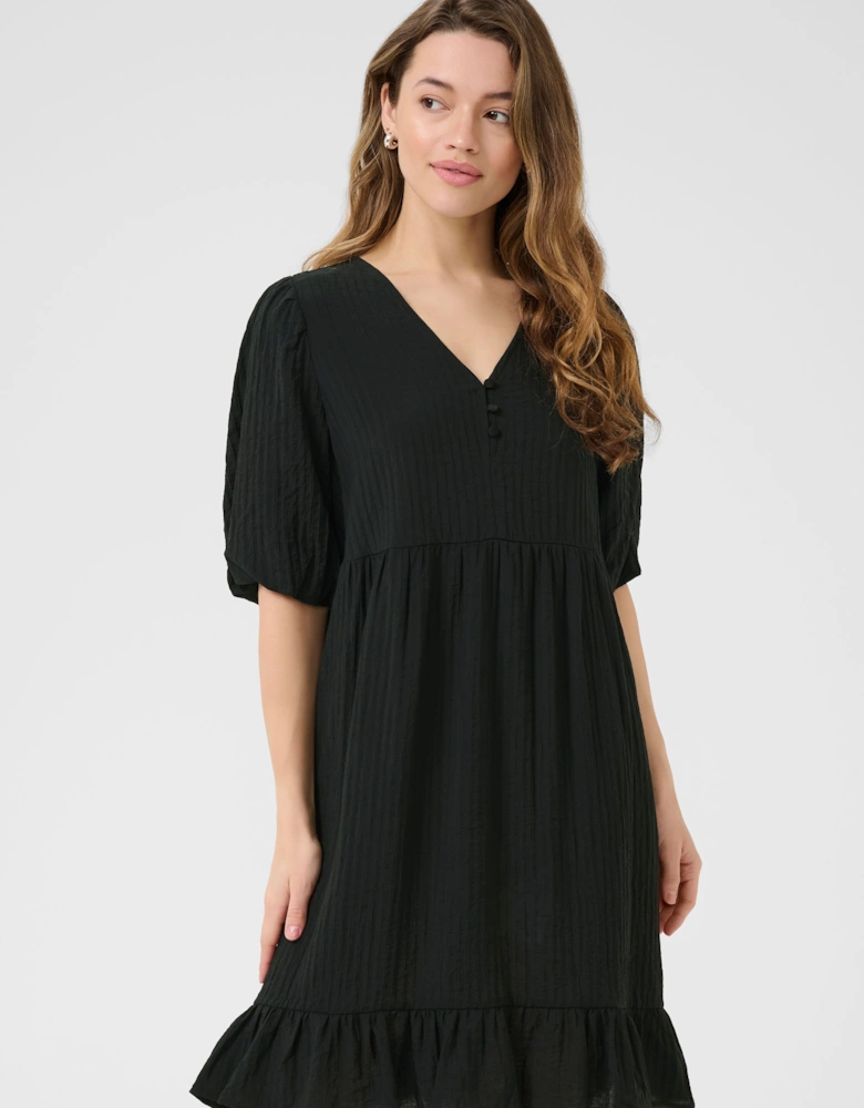 KAlianna A-Line V-Neck Dress Plain