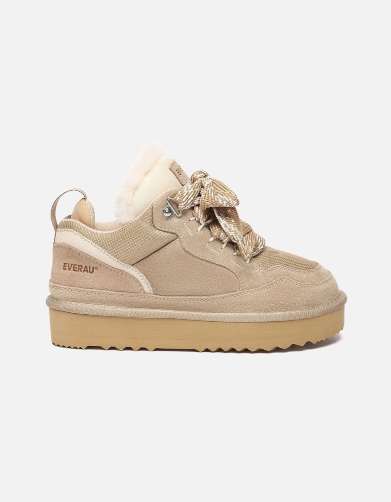 Women Marbled Lace Up Platform Sneaker Boots