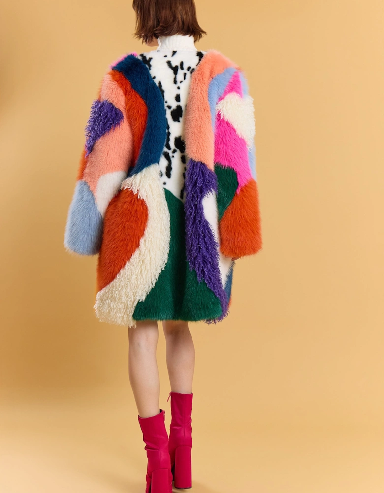 Hand Made Bamboo Lyocell Faux Fur Coat