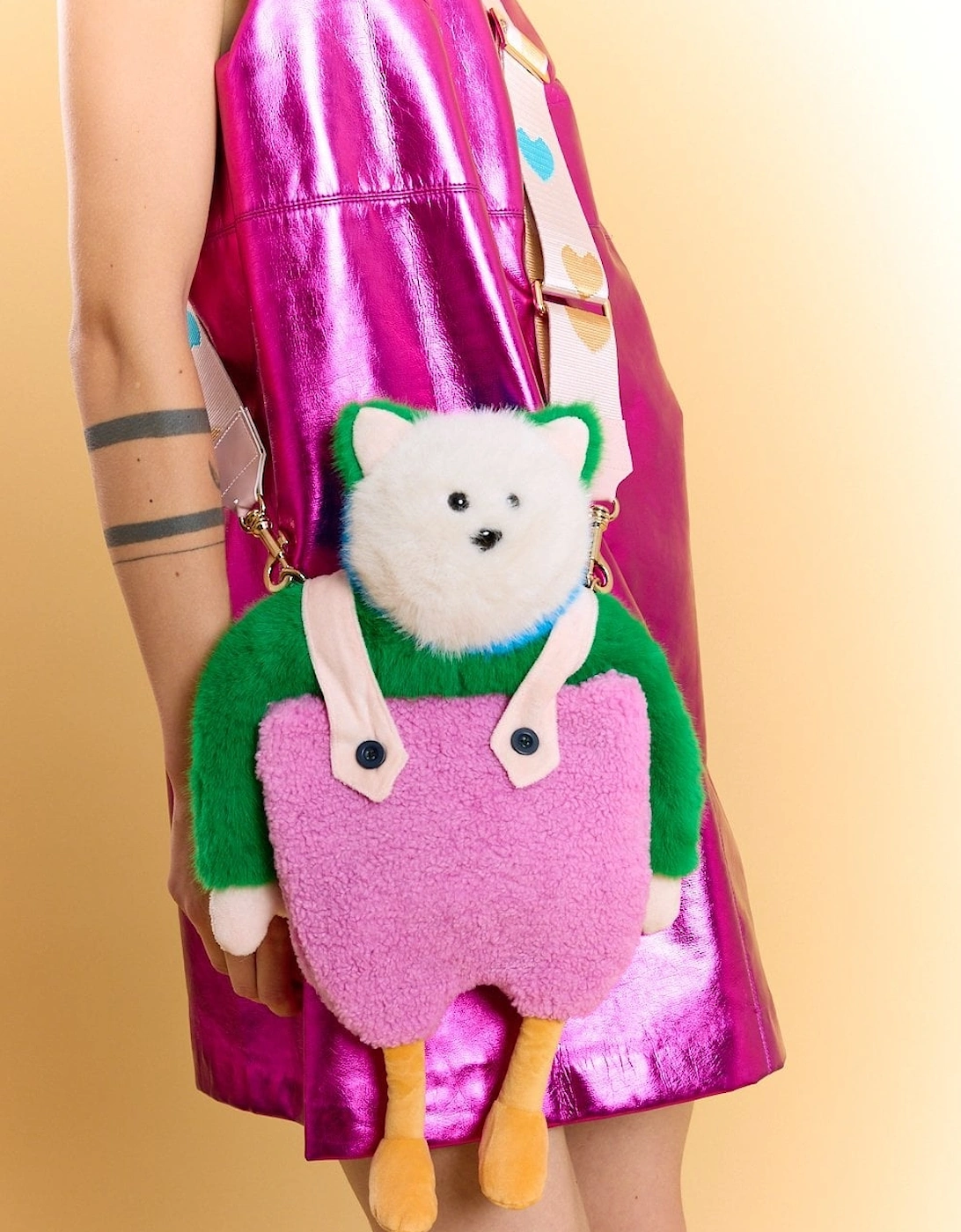 Cartoon tiger single shouldered bag mobile phone storage bag, 2 of 1