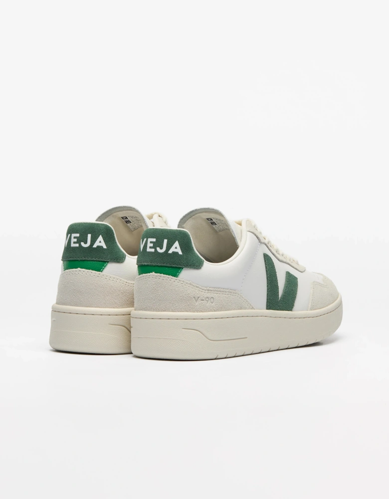 V-90 OT Leather Mens Trainers White/Cyprus