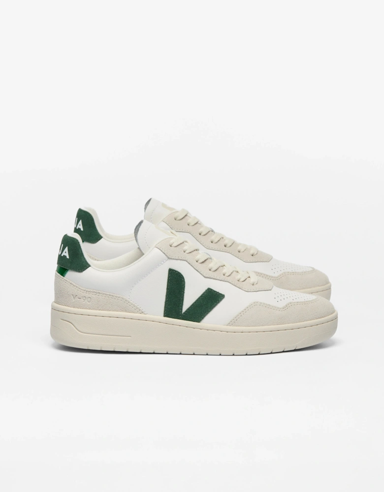 V-90 OT Leather Mens Trainers White/Cyprus