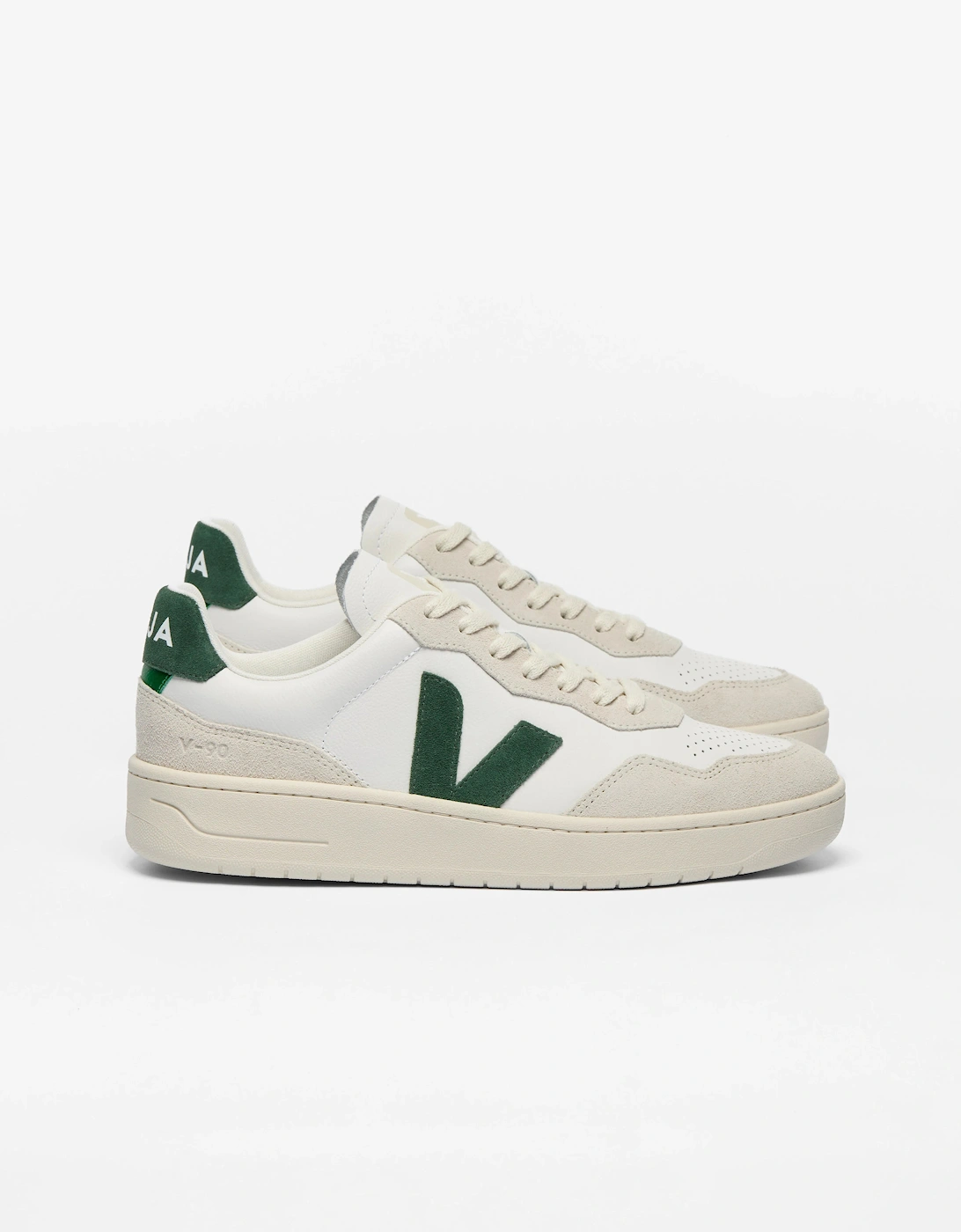 V-90 OT Leather Mens Trainers White/Cyprus