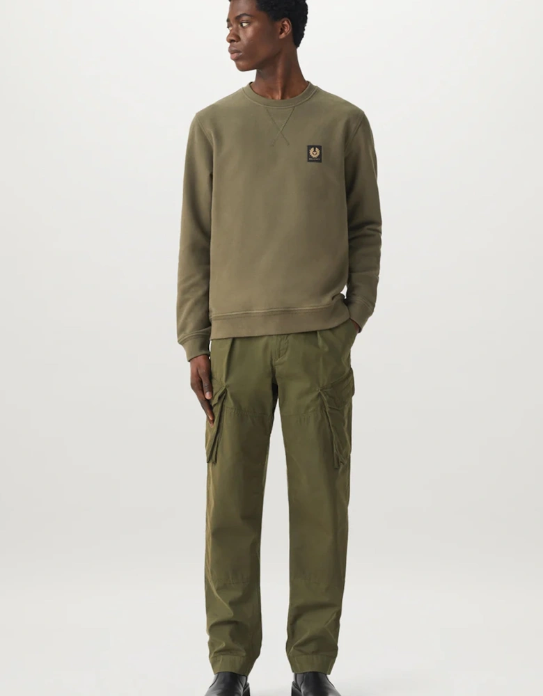 Patch Logo Sweatshirt Green