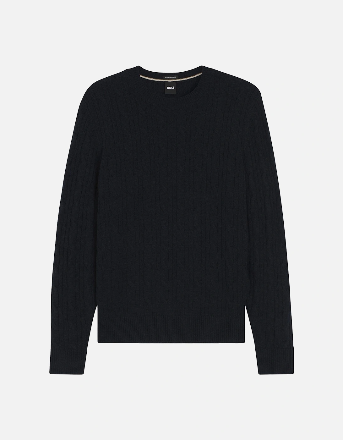 H Hetico Cable Sweater Black, 5 of 4