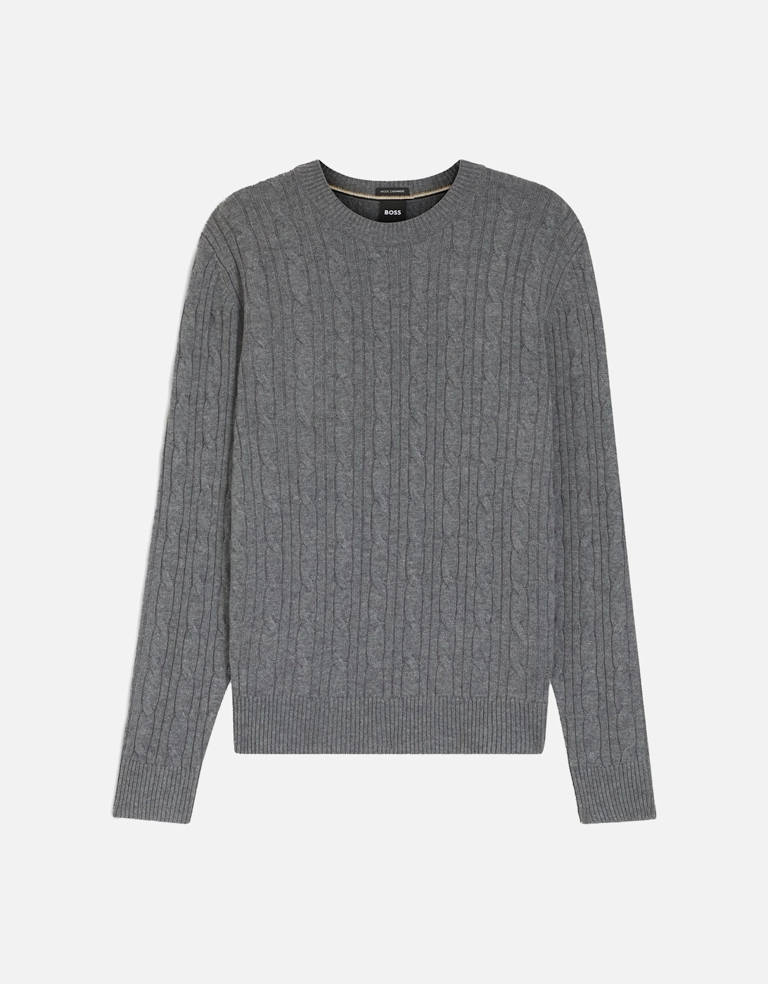 H Hetico Cable Sweater Grey, 6 of 5