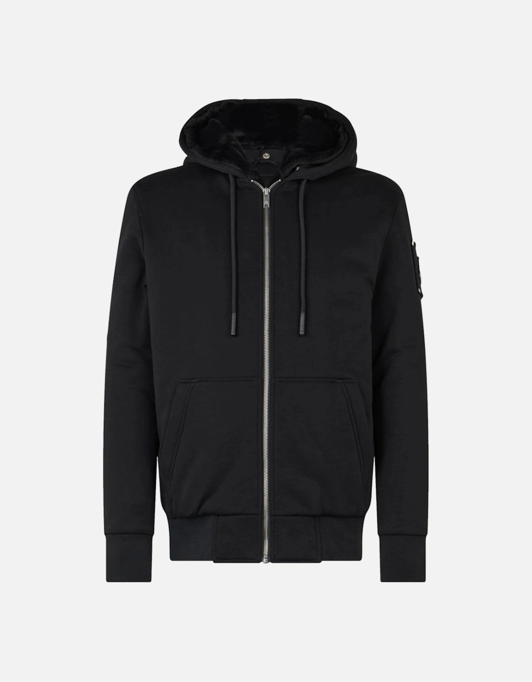 Men's Moose Knuckles Classic Bunny Hoody 292 Black - Size: 40