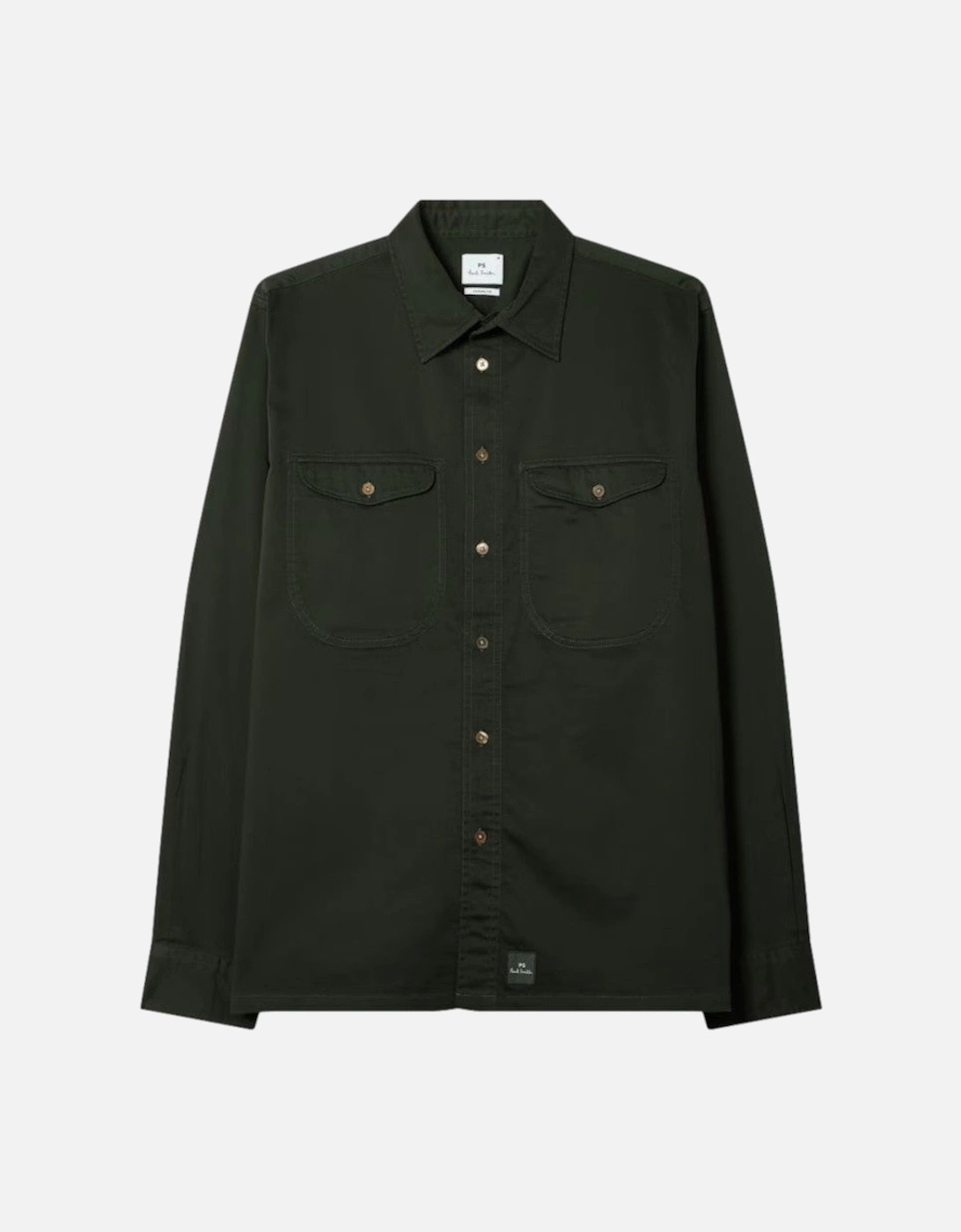 PS LS Casual Fit shirt 38 Green, 5 of 4