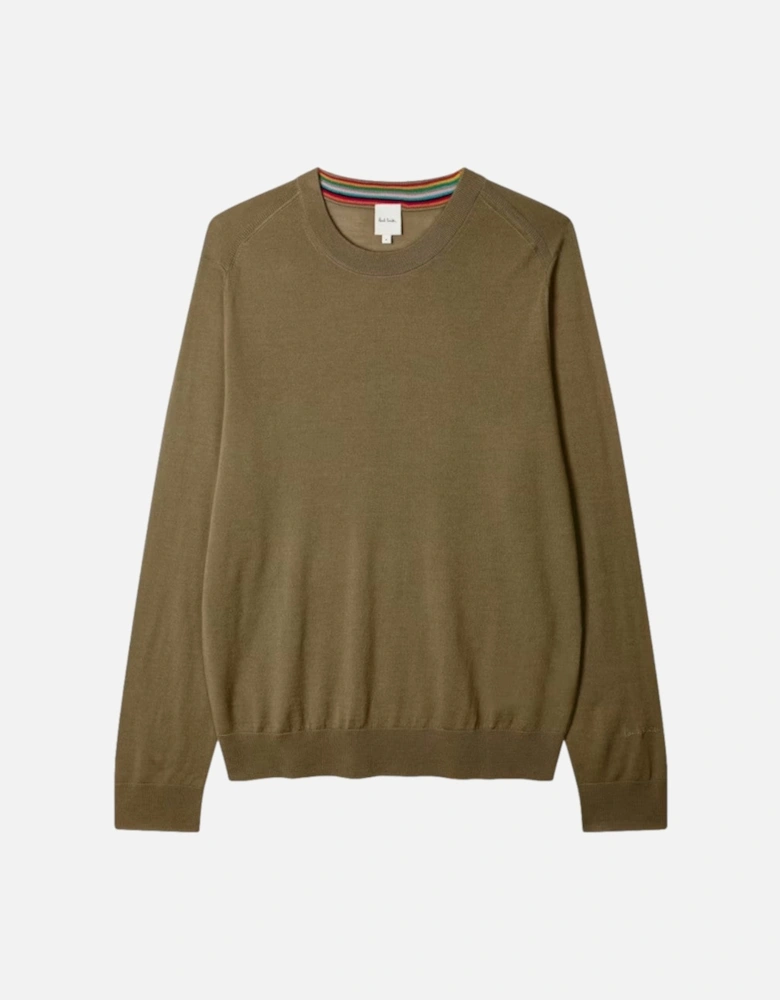 Crew Neck Sweater 63 Khaki