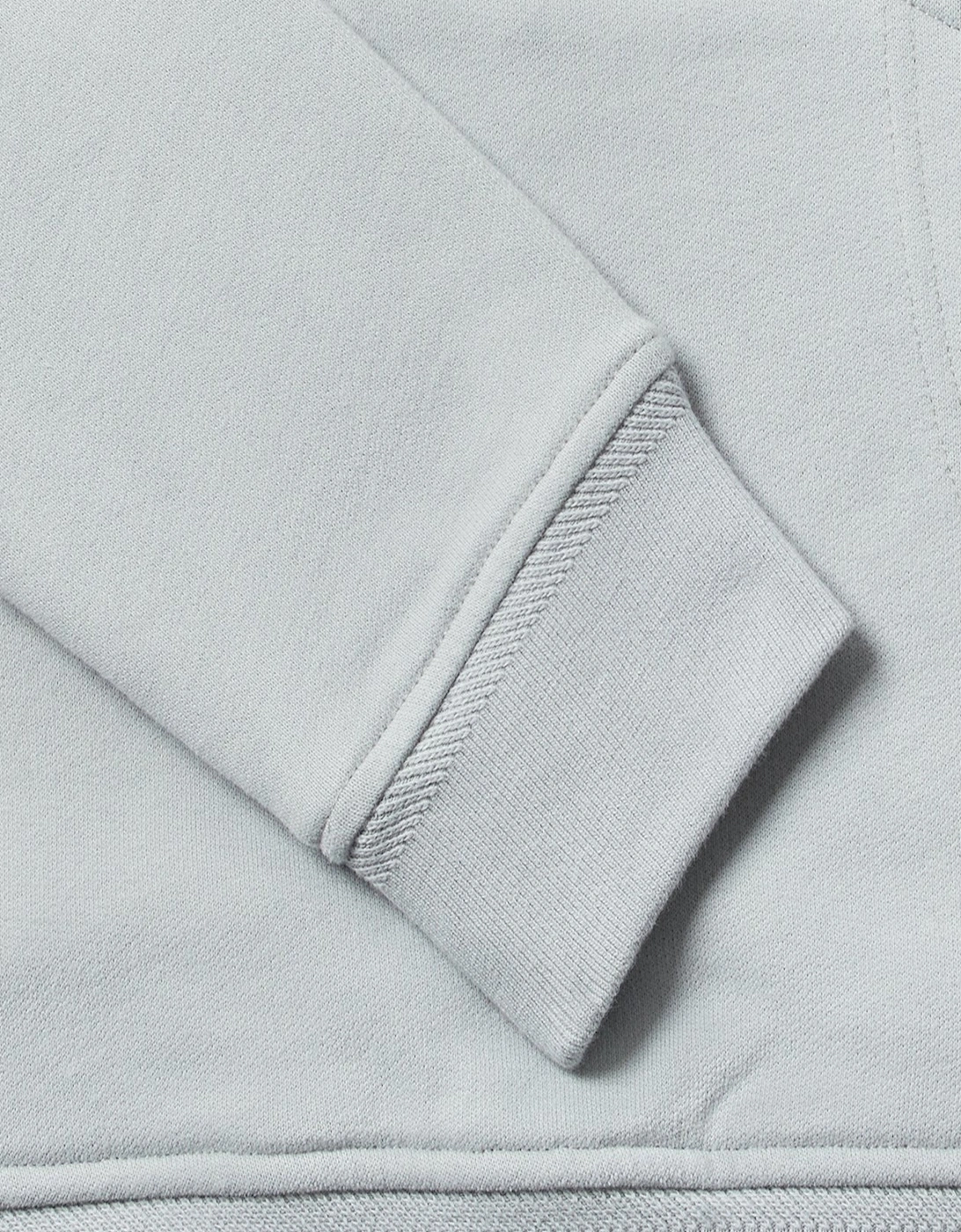 Patch Logo Hooded Top Grey