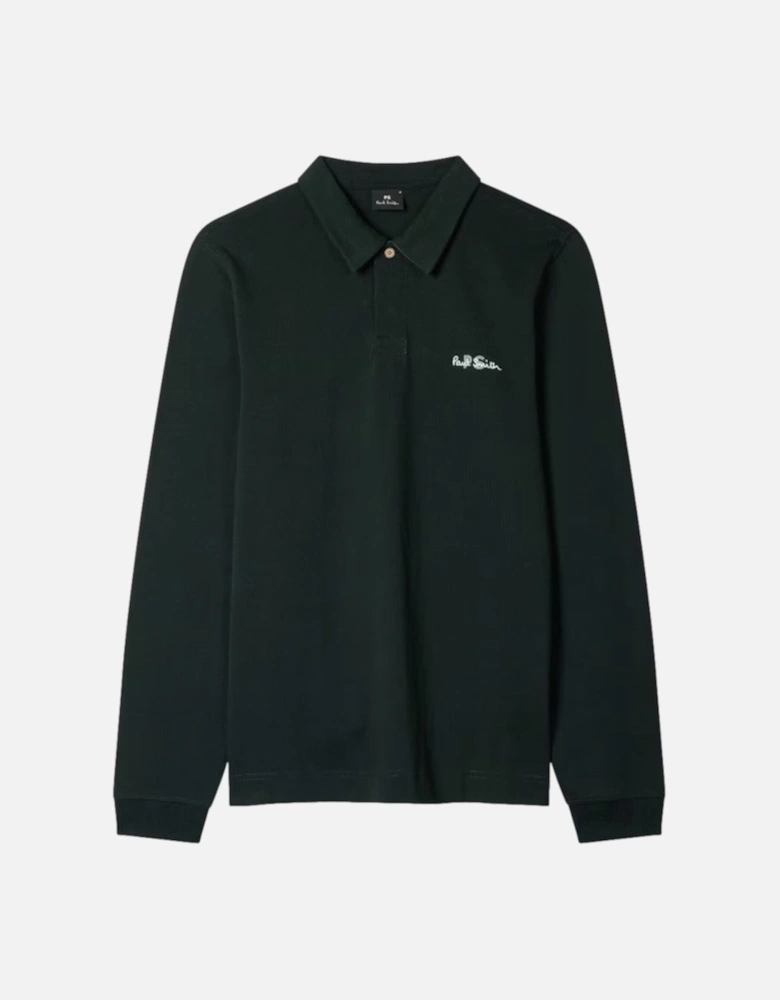 PS LS PS Emb Polo Shirt 38 Green