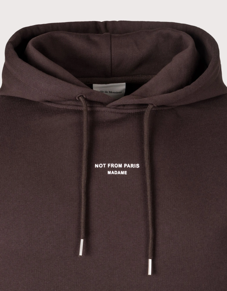 Relaxed Fit Le Hoodie Slogan Classique