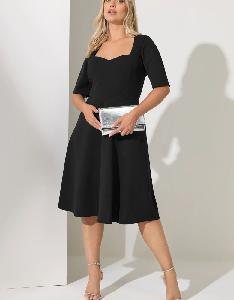 Panelled Skater Dress