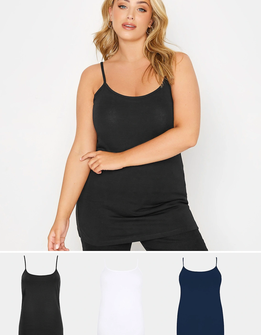 3 Pack Cami Tops, 2 of 1