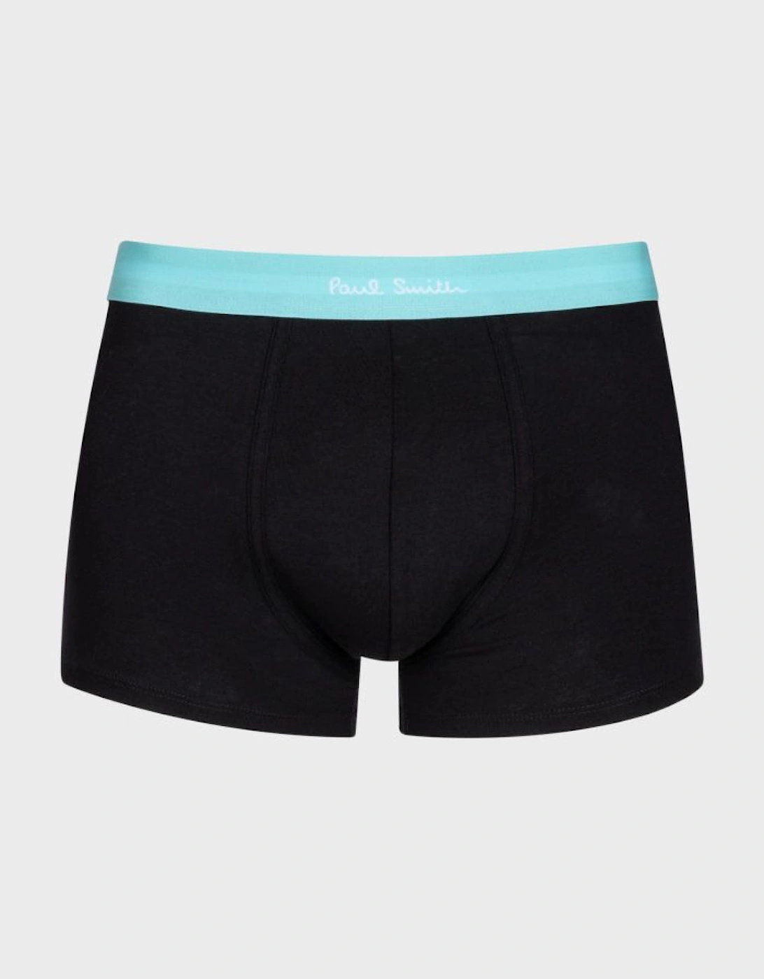 3-Pack Men's Trunks, Black/Print