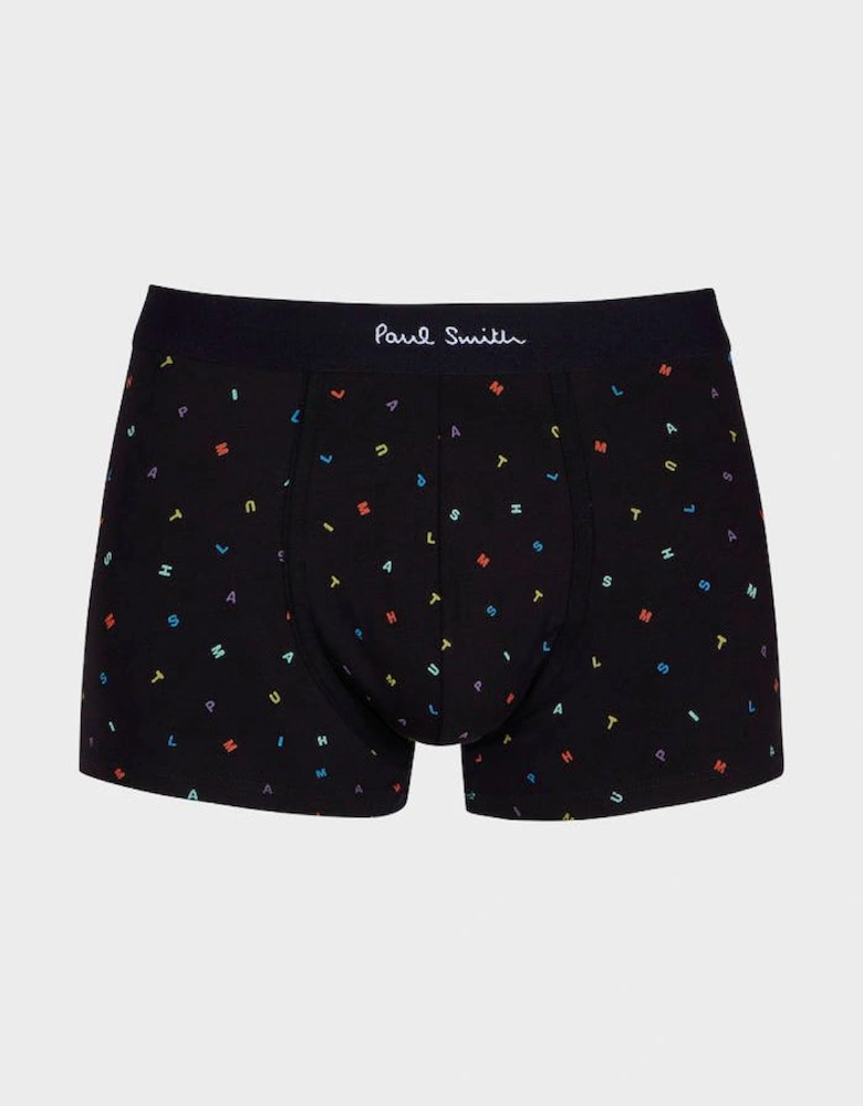 3-Pack Men's Trunks, Black/Print