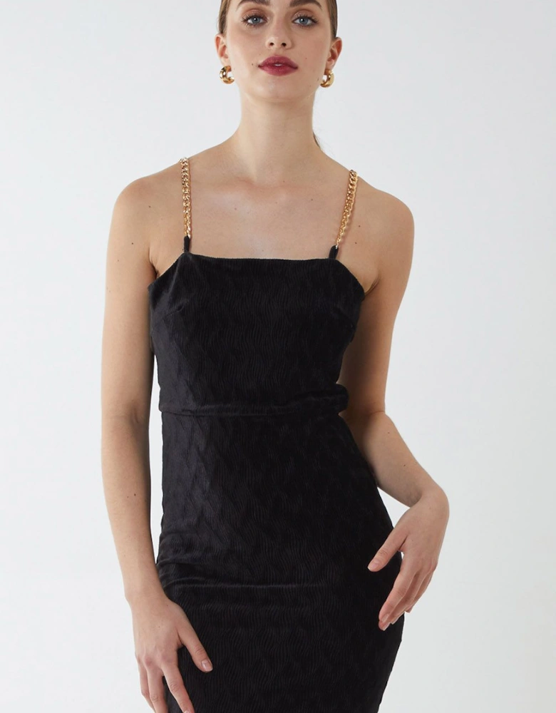 Chain Strap Mini Dress