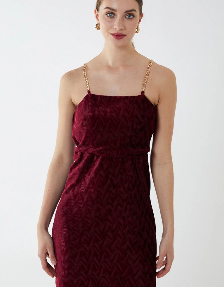 Chain Strap Mini Dress