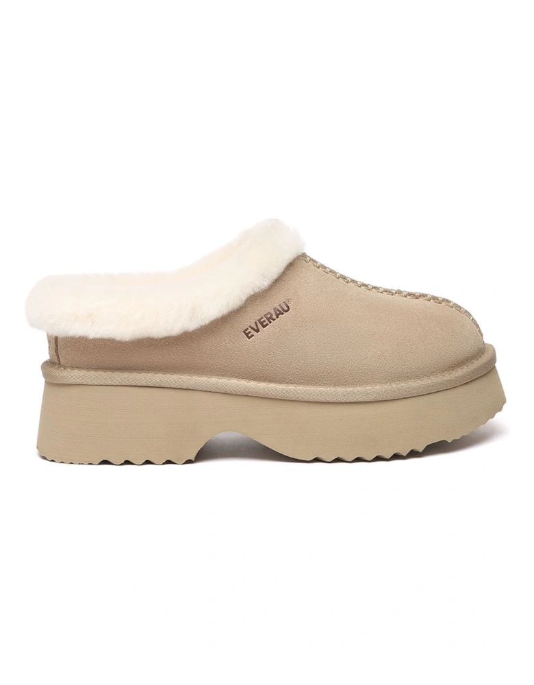 Women Savanna Ankle Chunky Platform Real Sheepskin Boots