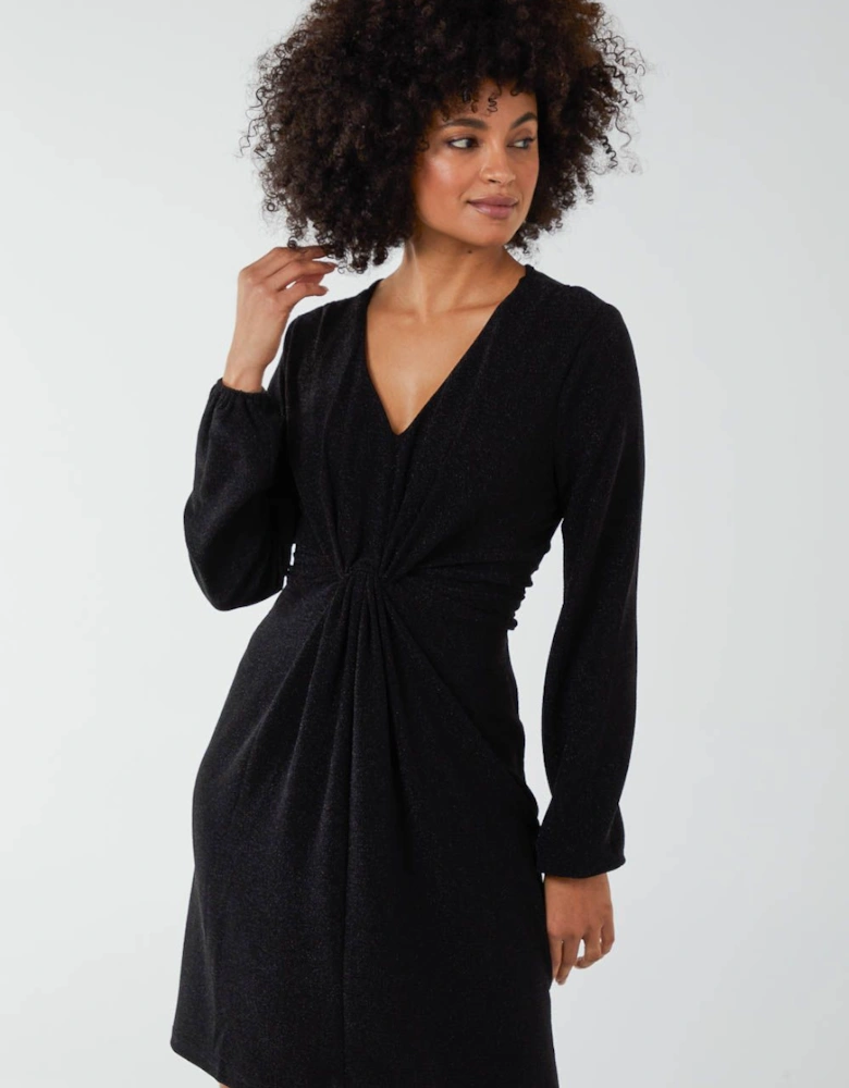 Lurex Tie Back Dress