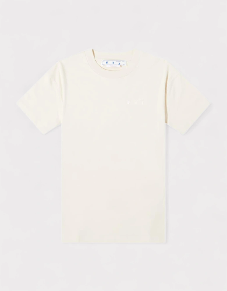 Casual Logo T-Shirt Beige