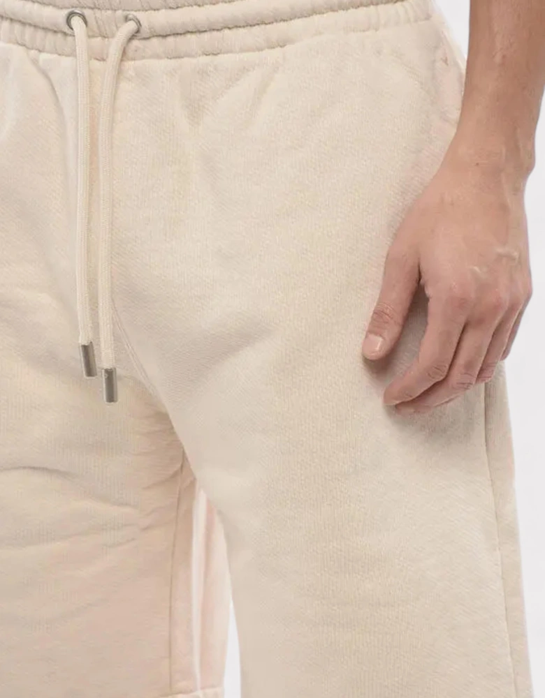 Diag Sweatshorts Beige