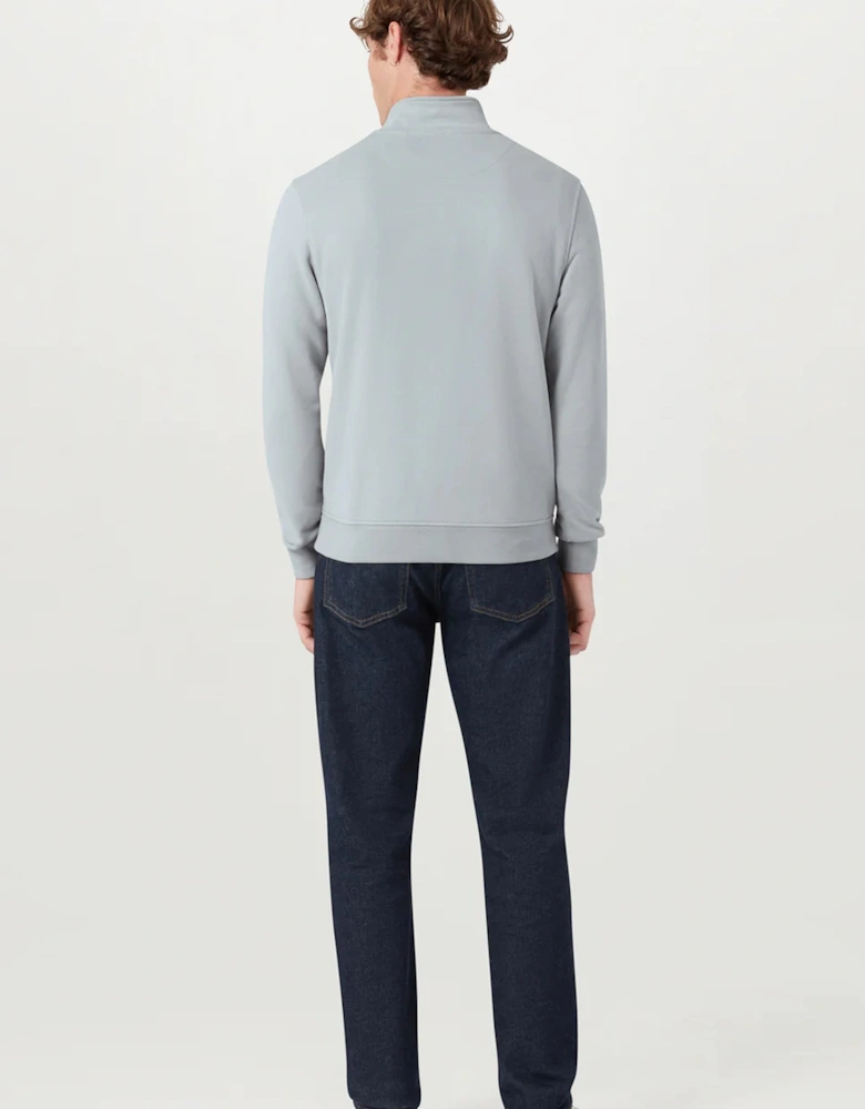Quarter Zip Sweatshirt Blue