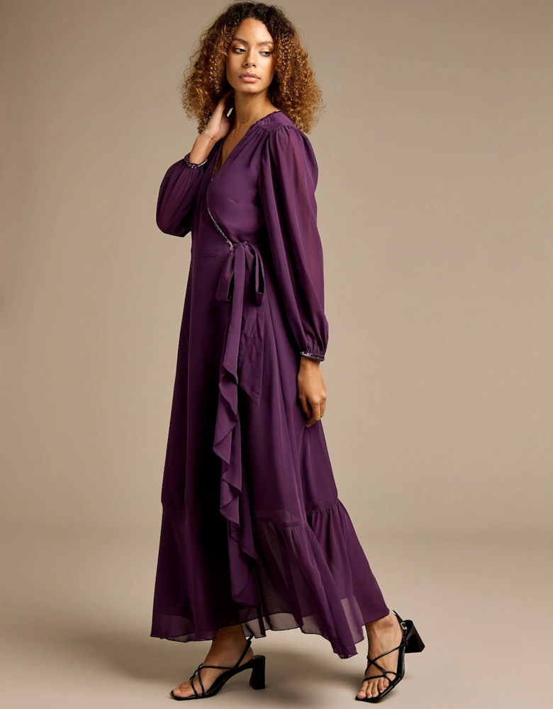 Monica Purple Maxi Dress