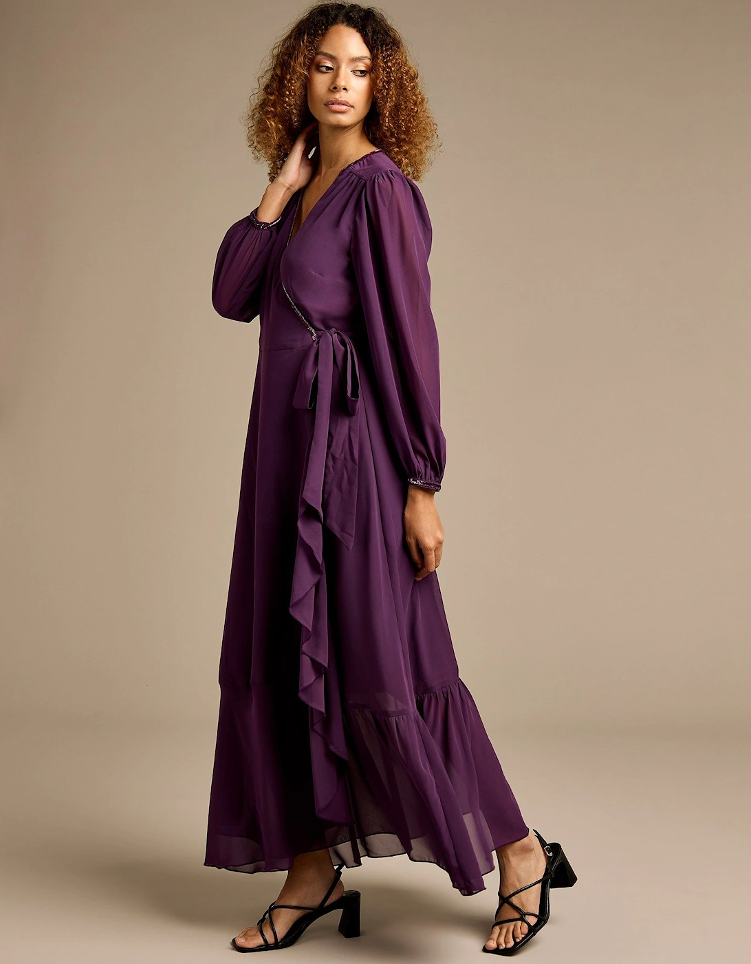 Monica Purple Maxi Dress, 2 of 1