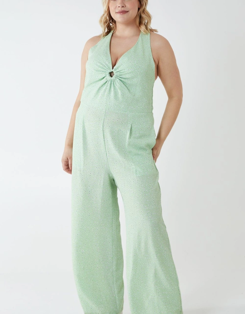 Curve Halterneck Culotte Jumpsuit