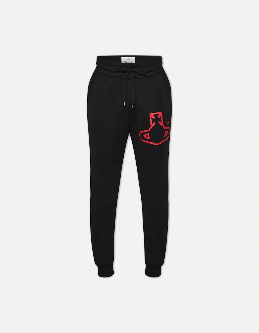 Men's Black Classic Print Sweatpants, 4 of 3