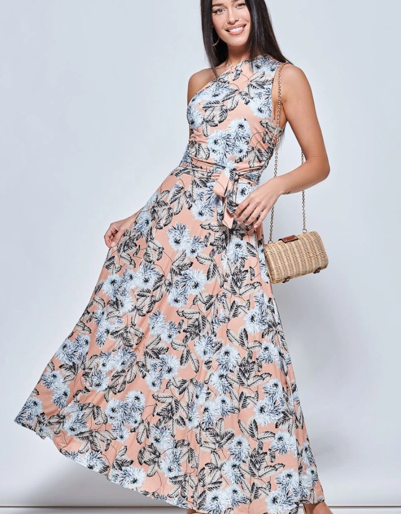 One Shoulder Max Jersey Dress